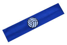 Load image into Gallery viewer, Volleyball Ball Patch Cotton Stretch Headband - Quantity Discounts!
