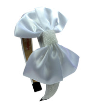 Load image into Gallery viewer, Sparkling Glitter Girls Satin Bow Arch Headband
