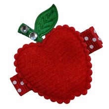 Load image into Gallery viewer, Back to School Felt Hair Clippie Set
