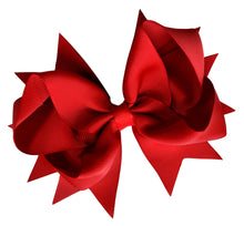 Load image into Gallery viewer, 4.5 Inch Grosgrain Hair Bow - MANY COLORS!
