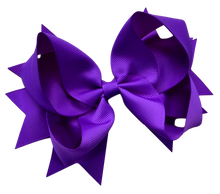 Load image into Gallery viewer, 4.5 Inch Grosgrain Hair Bow - MANY COLORS!

