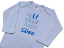Load image into Gallery viewer, Personalized Embroidered Baby Boys My First Easter Bodysuit
