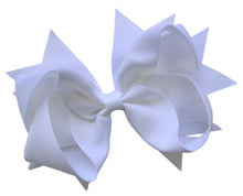 Load image into Gallery viewer, 4.5 Inch Grosgrain Hair Bow - MANY COLORS!
