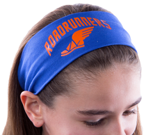 Load image into Gallery viewer, Track and Field Cotton Stretch Headband with Your Custom and Personalized VINYL Text - Quantity Discounts

