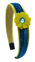 Load image into Gallery viewer, Glitter Daisy Flower Arch Headband - 8 Colors!!
