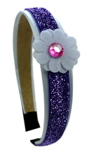 Load image into Gallery viewer, Glitter Daisy Flower Arch Headband - 8 Colors!!
