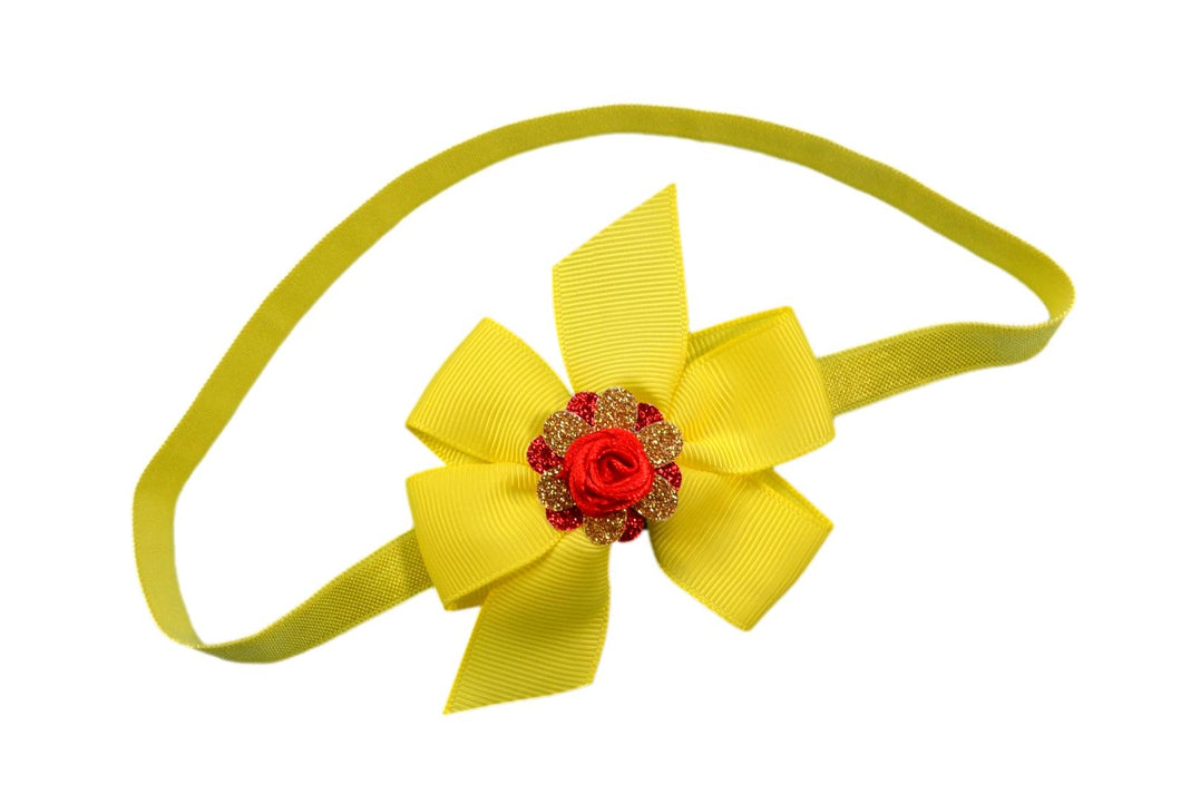 Belle Beauty and the Beast Inspired Elastic Baby & Toddler Headband