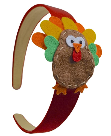 Felt Turkey Thanksgiving Toddler and Girls Arch Headband