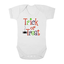 Load image into Gallery viewer, Trick or Treat Embroidered Halloween Bodysuit
