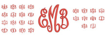 Load image into Gallery viewer, Monogrammed Initial Script Cheer Bow Custom Initials of your choice - 7.5 Inches Long!

