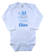 Load image into Gallery viewer, Personalized Embroidered Baby Boys My First Easter Bodysuit

