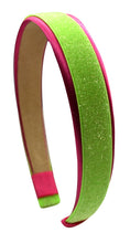 Load image into Gallery viewer, Satin Glitter Sparkle Arch Headband - 17 Colors!
