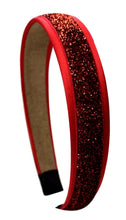 Load image into Gallery viewer, Satin Glitter Sparkle Arch Headband - 17 Colors!
